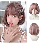 ブラウン ショートボブウィッグ 合成繊維 Amazon.co.jp: Airimori ボブ ウィッグ ショート フルウィッグ